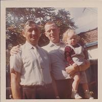 Markus Weiss, Joe Weiss holding Rivka Weiss Goldstein