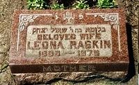 Leona Yellen Raskin Headstone