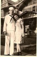 Louis and Eva Cohn, 1941 Navy