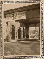 Phillips 66 Filling Station (gas station) that Louis Cohn worked at