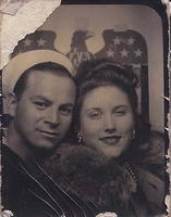 Louis & Marietta Ritz Cohn at the Navy USO (United Service Organizations).  Norfolk, VA, 1944