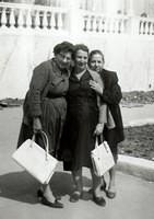 Esther Baellow Wolfson, Roza Shatajko Komar, and Klara Balaban, 1962