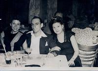 Fannie Cohn Cohen, Sammy Cohen, and Bertie Cohn Levin at the Hotel George Washington Rainbow Room, Jacksonville, FL, August 12, 1946.