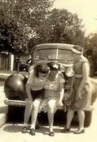 Fannie Cohn Cohen, Esther Baellow Wolfson, and Hike Cohn Schulman. Jacksonville, FL 1946