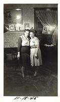 Esther Baellow Wolfson and Marietta Ritz Cohn.  Nov 18, 1945