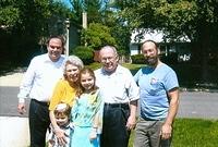 Elie Needle, Hike Cohn Schulman, J Schulman, Bernie Schulman, Elie Needles kids Alyssa and Arieh