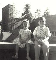 Lesley and Janet Yocheved Levin Pack, May 8, 1960