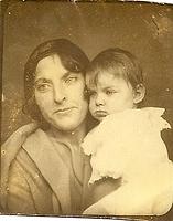 Anna Chinka Balaban Cohen with Eve Eva Cohen Morgan abt 1933