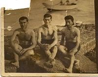 Shaya Balaban (center) w friends in Odessa, 1930