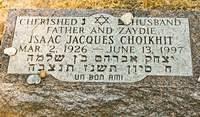 Isaac Jacques Choikhit Headstone