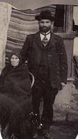 Bouba Blooma Komar and her nephew Shlomo Balaban