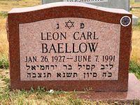 Leon Carl Baellow Headstone