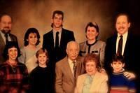 Standing:  Larry, Tricia, Greg, ?, ?.   Sitting:  Barbara Solomon Clootz,  George Solomon, Dorothy Solomon, Garrett Matt Solomon