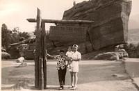 Larry Clootz, Linda Clutz Cohn, & Thelma Hecht Clutz in Denver, 1953