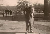 Ted & Linda at Swope Park, 1953