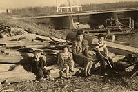 Steve Cline, Susie Markowitz Goodman, Helen Lerner Clutz, & Larry Clutz