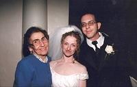 Thelma Hecht Clutz, at the wedding of Sandi McIntosh & Greg Clootz, 1999