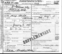 Max Hecht Death Certificate 1