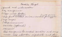 Thelma Hecht Clutz Recipe for Noodel Kugel