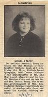 Bat Mitzvah of Michelle Tropp, 1987