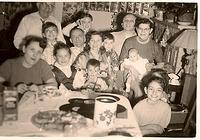 Chanukah 1957 Family Portrait.  See notes.