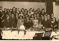 Wedding of Sol Stolov and Fannie Baellow, Jan 21, 1945