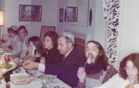 Passover at the Tulchinsky home at 9701 Mercier, 1973-7.  See notes.