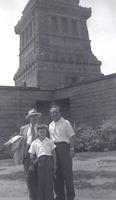 Abe Cohn and Morris Tulchinsky with Marvin Cohen