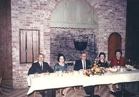 Morris & Eva Cohn Tulchinsky in the middle.  Social Security dinner.