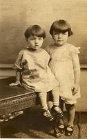 Helen and Goldie Ribakoff, Kansas City, circa 1924