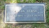 Frieda Hersh Headstone