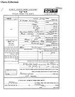 Chawa Zylberman Yad Vashem Page of Testimony