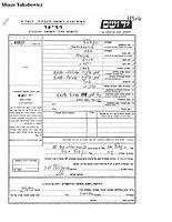 Mosze Yakubovicz Yad Vashem Page of Testimony