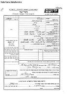 Sala Sara Tenenbaum Jakubowicz Yad Vashem Page of Testimony