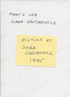 Sara Zelberman Jakubowicz 1995 (back)