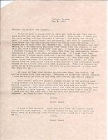 Letter from Hersh Brand.  Page 1 of 2.  May 8, 1939.  See notes.