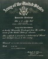 Maurice Steinlauf Honorable Discharge