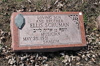 Ellis Schuman Headstone