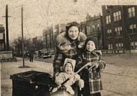 Esther Yellen Steinlauf with Eddie and Joyce Steinlauf