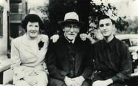 Sarah Steinlauf Schuman, Berl Bernard Steinlauf, Ellis Schuman, Chicago, June, 1951