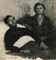 Feiga Fayga Balaban Weissbord and her son