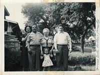 Gladys Weiss Baellow, Morris, Bala Komar Baellow, and Norman Baellow