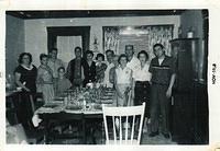 L to R:  Gladys Baellow, Roberta Sue, Milton and Dennis, Larry Levinson, Rita Baellow, Morris Baellow holding Barbara (Rita and Norman's Daughter), Bala Baellow, Rita Levinson, Max Levinson, Esther Levinson and Leon Baellow. Nov, 1968