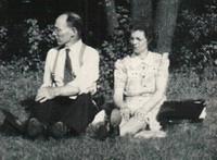 Max & Esther Portnoy.  July 4, 1944